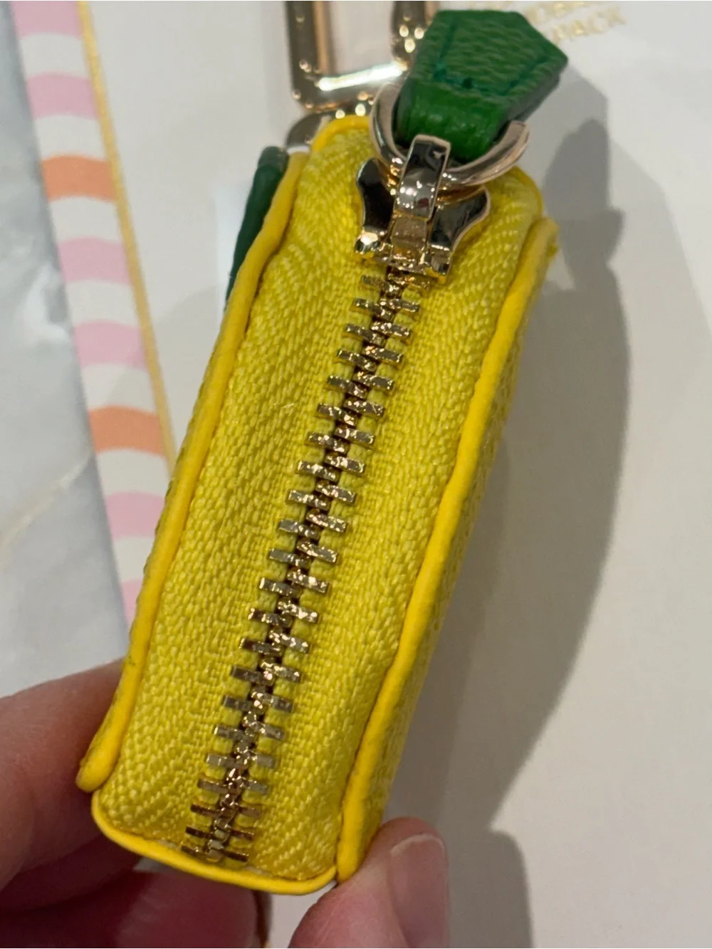 🍋NWT Piper K Lemon Bag Charm Key Chain